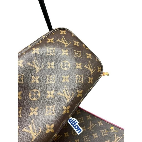 COPY - Louis Vuitton Neverfull MM with Pouch Limited Edition World tour - Picture 8 of 12